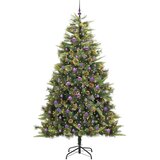  Umjetno Drvo za Božić s Šišarkama Zelena 240 cm | shoptok.hr