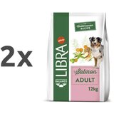 Libra Dog Adult - losos 2 x 12 kg Cene