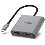 Unitek V1404A Adapter USB-C na 2x port DP 1.4 8K 60Hz Cijene