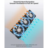 RUIZHI 360 mm dvojni ventilator za hlajenje | Shoptok.si