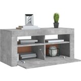vidaXL TV ormarić s LED svjetlima siva boja betona 90 x 35 x 40 cm | shoptok.hr
