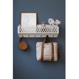 CamCam Copenhagen Bel stenski otroški obešalnik 75x16 cm Harlequin – | Shoptok.si
