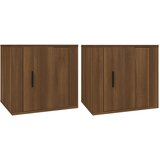  Noćni ormarići 2 kom boja dimljenog smeđi 50x39x47 cm | Eponuda.com