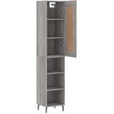  Visoka komoda siva sonome 34,5x34x180 cm od konstruiranog drva | shoptok.hr