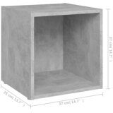 TV ormarići 4 kom boja betona 37 x 35 x 37 cm konstruirano drvo | Eponuda.com