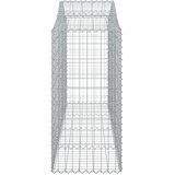  Lučne gabionske košare 10kom 200x50x100/120cm pocinčano željezo | shoptok.hr