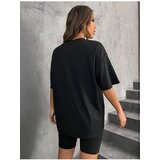 Know Women's Black Oversize Brooklyn Printed Leggings Suit | shoptok.hr