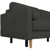 MID.YOU ZOFA S POSTELJNO FUNKCIJO, črna tekstil | Shoptok.si