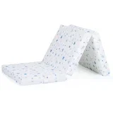 preklopni madrac white / blue stars