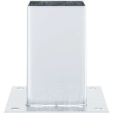  Postolja za stupove kvadratna 12 kom 81x81 mm pocinčani čelik | shoptok.hr