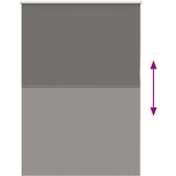 vidaXL Rolo zatemnjena siv 105x175cm tkanina širina 100,7cm poliester | Shoptok.si