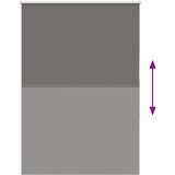 vidaXL Rolo zavjesa Blackout siva 105x175 cm Širina tkanine 100,7 cm | shoptok.hr