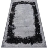 RugsX Preproge Preproga CORE A004 Okvir, Overdubbed - Strukturni, 120x170 cm Črna | Shoptok.si