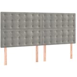 Okvir za krevet bez madraca svjetlosivi 140x200 cm baršunasti | shoptok.hr