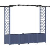  Povišeni krevet s mrežom i krovom Sivi 204 x 40 x 141 cm PP | Eponuda.com