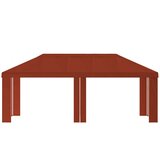Gazebo Pokrivač 6 x 3 m Terakota Poliester 190 gsm | Eponuda.ba