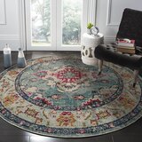  WOOPAMUK495 turquoise rug (120 x 120) Cene