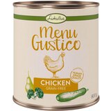 Lukullus Varčno pakiranje "Menu Gustico" 12 x 800 g - Piščanec z brokolijem, bučkami in hruško Cene