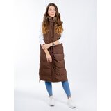 Glano Women's quilted vest - brown | shoptok.hr