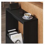 Hanah home pomoćni stočić simpi black wood | ePonuda.com