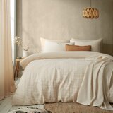 Pineapple Elephant Bež posteljnina za zakonsko posteljo 200x200 cm Muscat Waffle – | Shoptok.si
