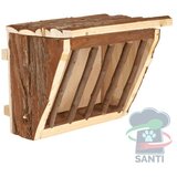 Trixie stojalo za seno leseno s pokrovom 20x15x17 cm | Shoptok.si