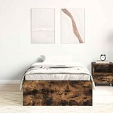  Okvir kreveta boja dimljenog hrasta 90 x 200 cm | shoptok.hr