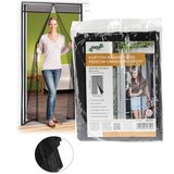  CHOMIK Magnetna zavesa protiv insekata za vrata 80/90/100 × 210/220 cm, crna HEB7723 u
