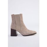 Trendyol Mink Thick Block Heel Women's Ankle Boots | Eponuda.ba
