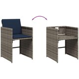  5-dijelni vrtni blagovaonski set sivi od poliratana | shoptok.hr