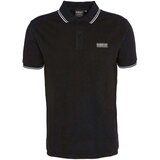 Barbour Evan Tipped Polo Shirt Black Crna | shoptok.hr