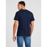 Tommy Jeans Majica 'ESSENTIAL' mornarska / rdeča / bela | Shoptok.si