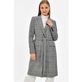 Dewberry Z6629 WOMEN'S COAT-KHAKI-BLACK | Shoptok.si