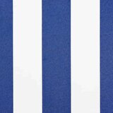  Skrovita tenda Plava i bijela 300 x 200 cm Poliester i aluminij | shoptok.hr