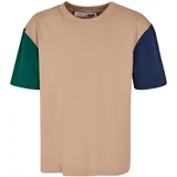 Urban Classics Kids Boys Organic Oversized Colorblock Tee unionbeige