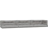  Jastuci za palete 7 kom sivi od tkanine | shoptok.hr