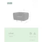 Ghado Bež fotelj Shel – | Shoptok.si