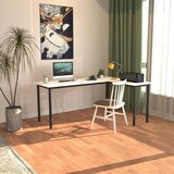 Hanah home radni sto Viva L, 150x120x74.8 cm, Beli | ePonuda.com