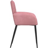  Trpezarijske stolice 4 pcs Baršun Ružičasta 57 x 50 x 85 cm | shoptok.hr