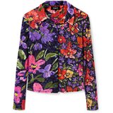 Desigual Bluza zelena / lila / jajčevec / oranžno rdeča | Shoptok.si