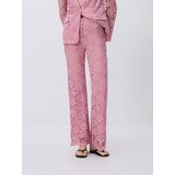 Reserved Čipkaste hlače - pastelnoružičasto | shoptok.hr