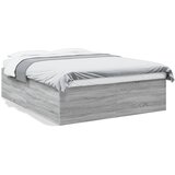 Furnova Posteljni okvir siva sonoma 160x200 cm inženirski les, (21942375) | Shoptok.si
