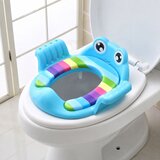  Toilet Seat Cover for Children Soft Seat with Handles Blue | shoptok.hr