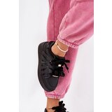 Boto Eco Leather Sneakers On Platform Black Penolle | Shoptok.si