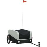 Prikolica za bicikl crno-siva 45 kg željezna | shoptok.hr