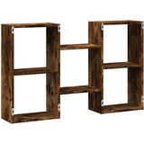 Zidna polica boja dimljenog hrasta 96x18x60cm konstruirano drvo | shoptok.hr