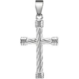 IZMAEL Privjesak na lančiću HO-34548 Cross - Srebrna Cijene