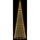  Božićno drvce od svjetlosnih niti s klinom i jarbolom 500 cm | shoptok.hr
