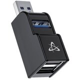 S Box h 606 usb 3 portni hub 3.0 Black cene