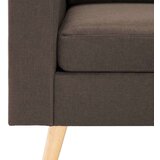  2-dijelni set sofa od tkanine smeđi | shoptok.hr